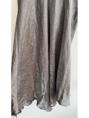 Adrianna Papell Strapless Brown Formal Gown Beaded Necklace Dress NWT 12 thumbnail 3