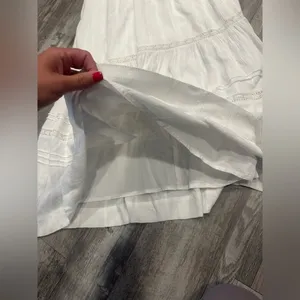 NWT Z SUPPLY White Poppy Midi Dress thumbnail 6