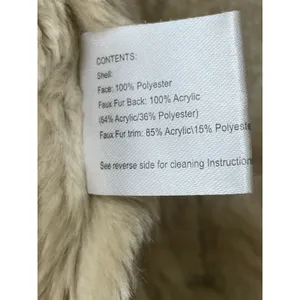 Gallery Women’s Jacket Faux Suede Leather Faux Fur Beige Size Large Hooded thumbnail 11
