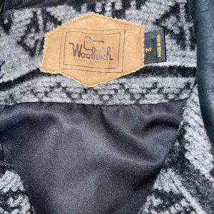 Woolrich Aztec Print Nordic Wool Coat size Medium thumbnail 3