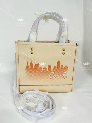 NWT Coach X Jennifer Lopez Dempsey Tote 22 With Nyc Skyline c6494 thumbnail 1