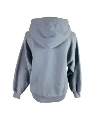 TNA Cozy Fleece Blue Boyfriend Fit Pullover Hoodie XS Oversized Streetwear thumbnail 3