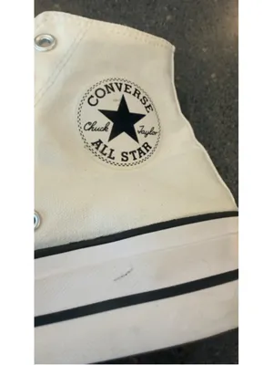 CONVERSE Chuck Taylor Lift Platform Sneakers Womens 8 White High Top thumbnail 3
