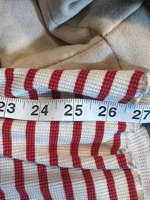 Beach Riot‎ Striped Wide-Leg Lounge Pants - Red and White thumbnail 5