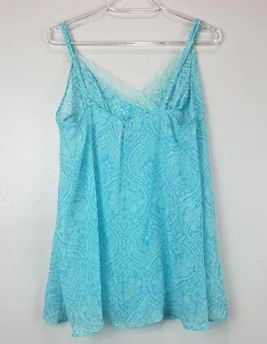 Victoria's Secret Paisley Lace Print Lingerie Nighty thumbnail 4