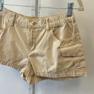 PacSun Women's‎ Low Rise E-Waist Cargo Shorts Tan Khaki Size S Contemporary Y2K thumbnail 3