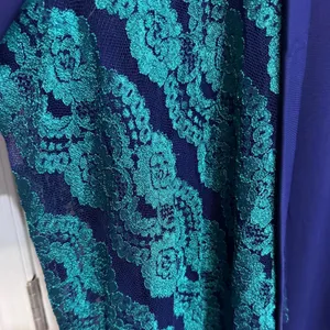 Antthony Blue Lace Overlay Kimono Open Cardigan Plus Size 2X thumbnail 4