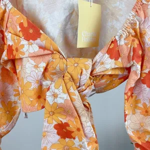 Charlie Holiday Cindy Floral Crop Top Maxi Skirt Set Retro Boho Vacation 2 Piece thumbnail 7