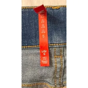 Spanx Flare Leg Pull-On Jeans in Vintage Indigo Women's sz. L thumbnail 6
