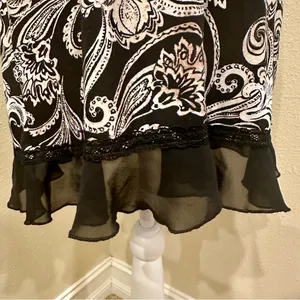 Vintage Y2K Paisley & Floral Cami Sleepwear/Slip Dress Size Small thumbnail 7