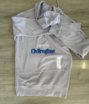 Civil Regime "Ashes to Ashes" Hoodie - Lavender - Size Medium thumbnail 1