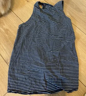 Lululemon striped open back tank top thumbnail 1