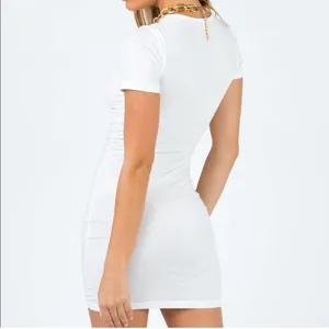 Princess Polly Viktoria Mini Dress in White Size 6 New with tag thumbnail 4