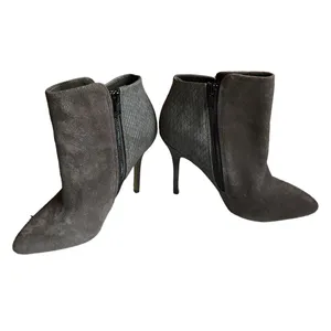 Steve Madden Dace‎ Faux Croc Suede Booties Size 8 thumbnail 5