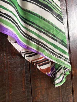 BAR III Multi Color Sleeveless Asymmetrical Midi Dress NWT XS thumbnail 7