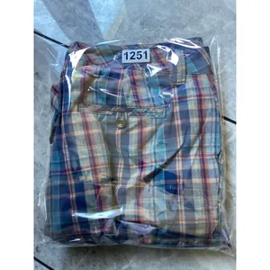 LL Bean Womens Blue Plaid Crop Pants Cotton Straight Leg Size 10 Reg 0DCN3 thumbnail 7