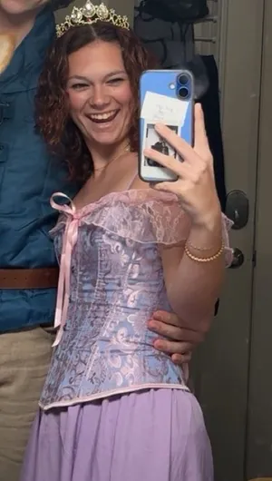 Amazon Purple Corset Top thumbnail 1