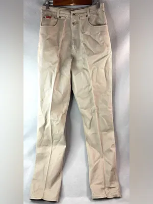 Lawman Western 29 11/12 High-Rise Women's Jeans in Light Beige thumbnail 12