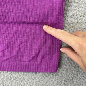 Lululemon Ebb to Street Cropped Racerback Tank Top Vivid Plum Athletic Women's 4 thumbnail 2