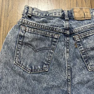 Vintage 70s Levi's Shorts Womens 8 545 Loose Fit Brown Tab Cut Off Denim thumbnail 6