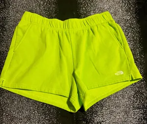 Womens large The North Face Wander Performance Shorts-Sharp Green thumbnail 1