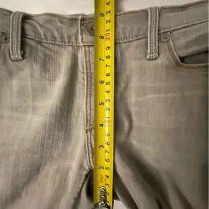 Abercrombie & Fitch Gray Perfect Stretch Denim Jean 4/27 Casual Classic Comfy thumbnail 6