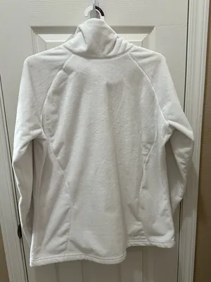 Obermeyer half-zip white fleece pullover size XL thumbnail 12