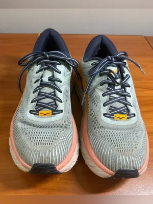 Hoka Women’s Bondi 7 Teal Orange Pink Running‎ Workout Shoe Sneakers 8.5 thumbnail 2