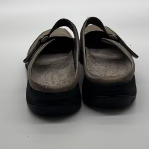 Merrell Topo Clutch Sand Mary Jane Mules Tan Nubuck Leather Clogs Womens 8 thumbnail 9