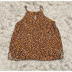 Old Navy cheetah Blouse small thumbnail 4
