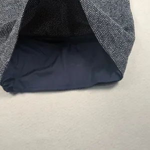 Boden Pencil Skirt Women 14L Navy‎ Blue Textured Cotton Blend Knee Length T0100 thumbnail 5