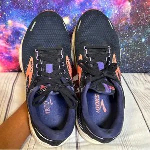 Brooks Adrenaline GTS Women Sz 8 D Black/Purple Athletic Sneaker ​​Running Shoes thumbnail 6