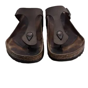 Birkenstock Women's Gizeh Mocha Brown Birko-Flor Thong Sandals Size‎ EU 38 US 7 thumbnail 3