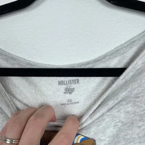 Hollister Women's UCLA Boat Neck Sweatshirt‎ Grey Sz XS thumbnail 5