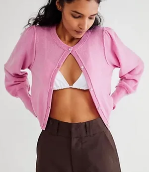 Free People Pearl Cashmere Cardi thumbnail 1