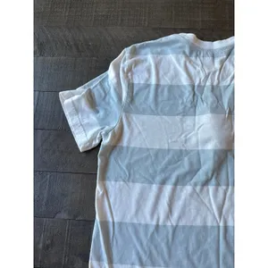Disney Stitch Women's Light Blue White Stripped Stitch embroidered Tee Size M‎ thumbnail 8