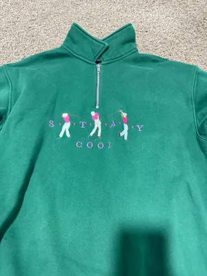 Stay cool quarter zip Green Size M thumbnail 2