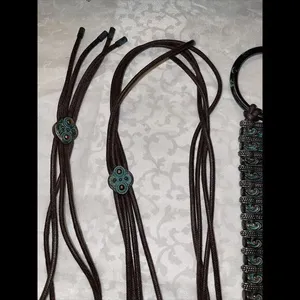 Womens Green Copper Like Belt‎ String Closure Tie Around thumbnail 3