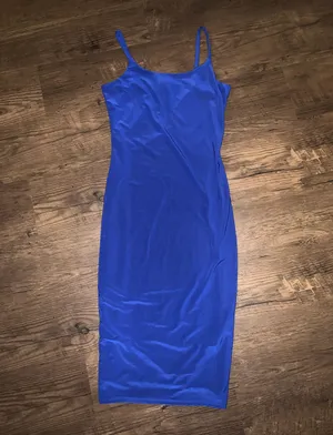 Blue Body Con Dress Size M thumbnail 1