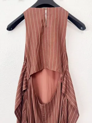 En Saison Adelaide Maxi Dress Brown Ivory Small $176 thumbnail 7