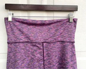 PrAna Womens Skort Purple Space Dye Leanne Performance Fold Over Waist Small thumbnail 4