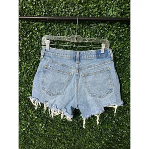 Abercrombie and Fitch Distressed High Rise 90s Relaxed Cut Off Size 27 thumbnail 2