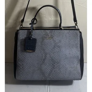 Y2K Kate‎ Spade New York Pembrey Place Angelika Top Handle Bag Light Blue thumbnail 3