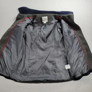 Weather Tamer Women's Coat Jacket S Blue Gray Colorblock Fleece Lined Button thumbnail 3