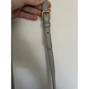 Marc Jacobs Expandable"Washed Up" Messenger Hobo Crossbody Bag Grey Leather thumbnail 5