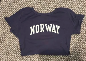 Brandy Melville Norway T-Shirt Navy thumbnail 1