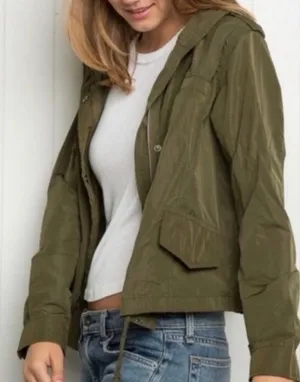 Brandy Melville Khaki Utility Jacket thumbnail 1
