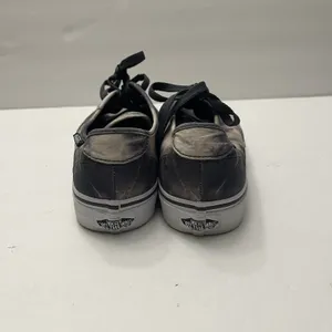 Vans Atwood Low Tie Dye Black White Canvas Skate Shoes Womens 8‎ UltraCush thumbnail 4