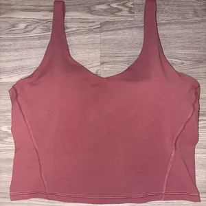 Aritzia Golden Butter Dark Pink Mauve Workout Tank thumbnail 2