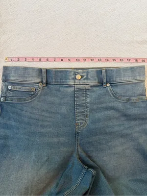 SPANX EveryWear Pull-On Wide Leg Jeans 1X Regular Antique Indigo thumbnail 6